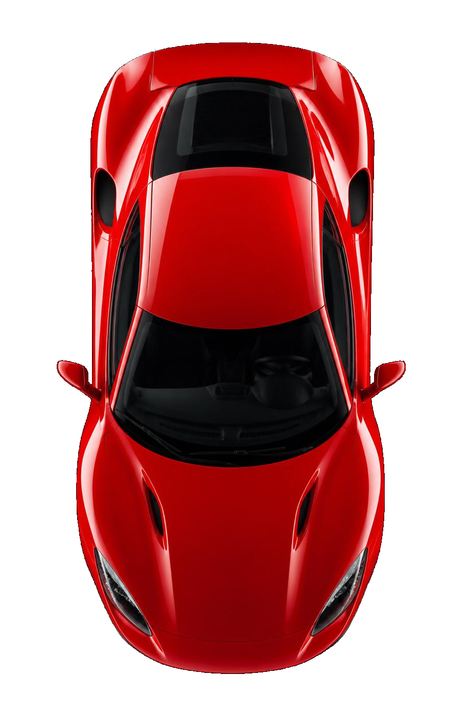 Top down view of a car protected inside and out by System X