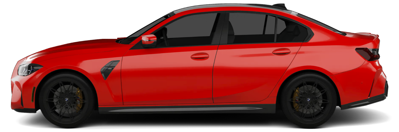 Window tint at 35% darkness on a car