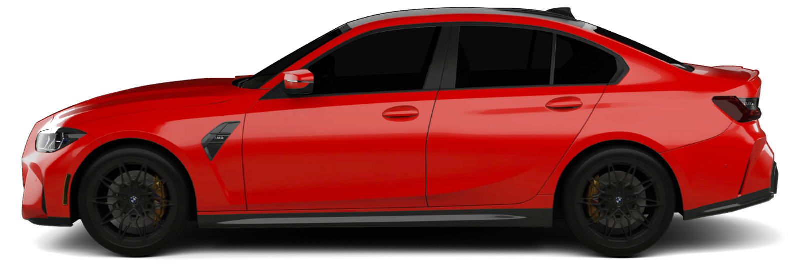 Window tint at 5% darkness on a car