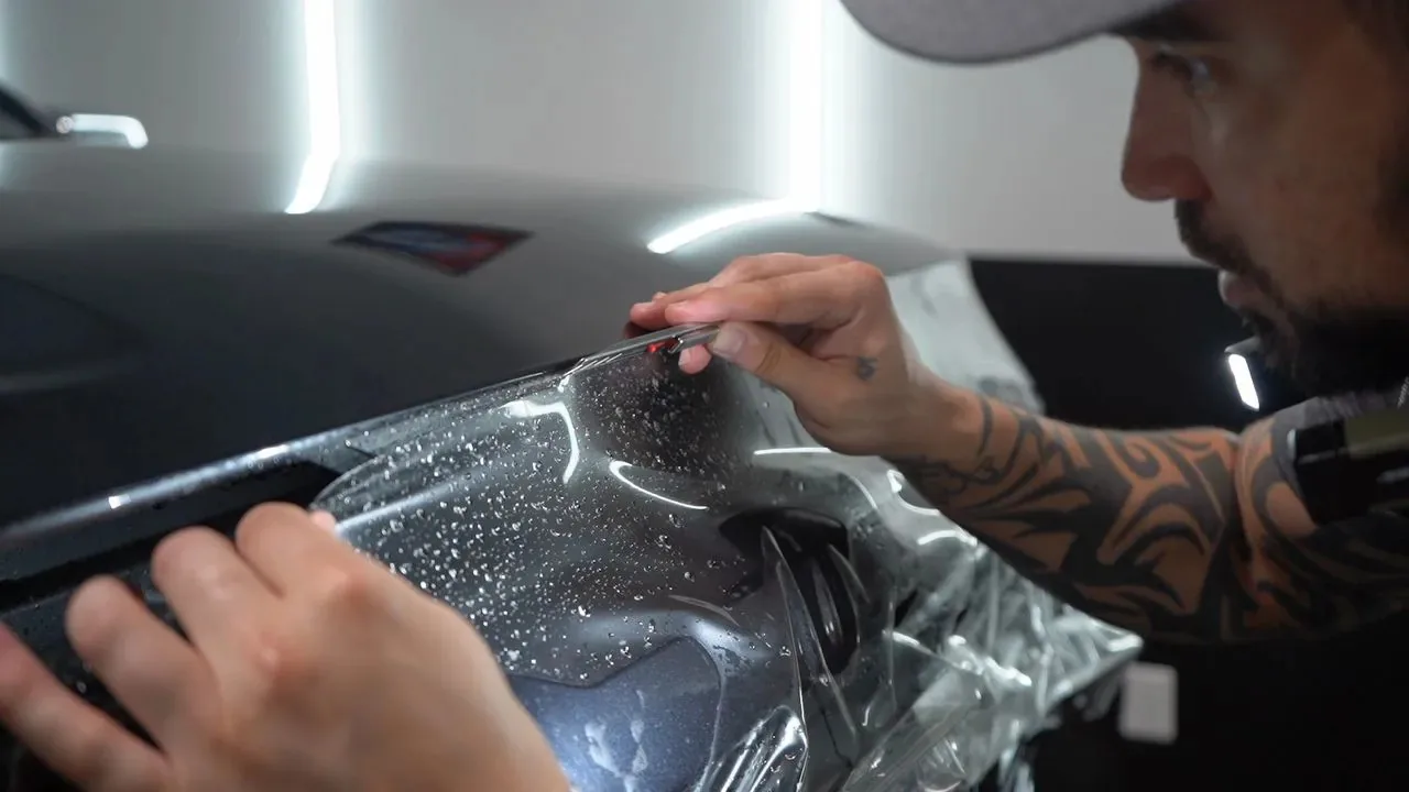Comparison of matte and gloss paint protection film finishes